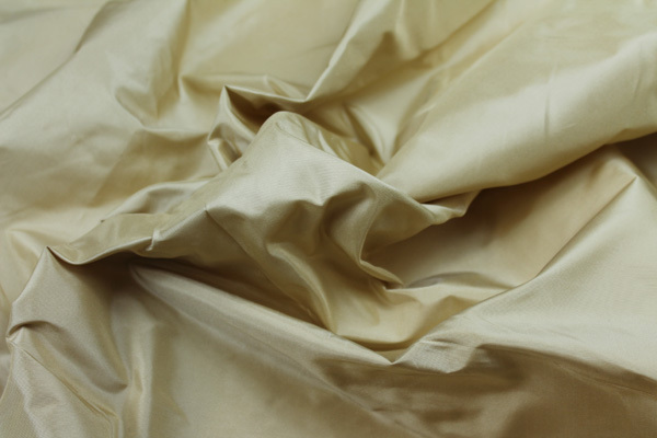 Silk Taffeta - Pale Gold fabric, image 3 of 5