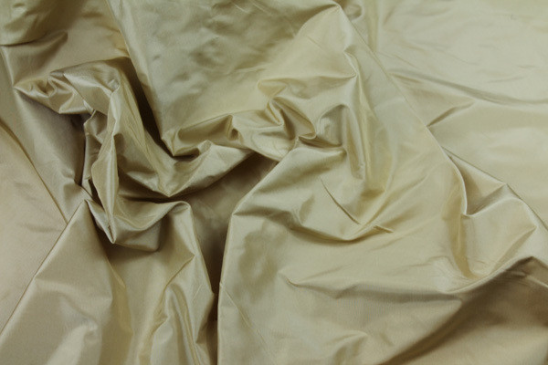 Silk Taffeta - Pale Gold fabric, image 2 of 5