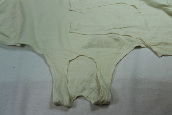 "Vest Top" Jersey - Cream fabric, image 4 of 4