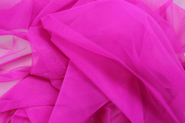 Stretch Tulle - Sheer Bodystocking - Magenta