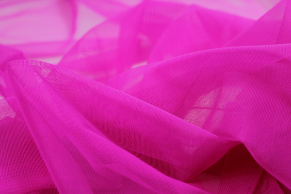 Stretch Tulle - Sheer Bodystocking - Magenta