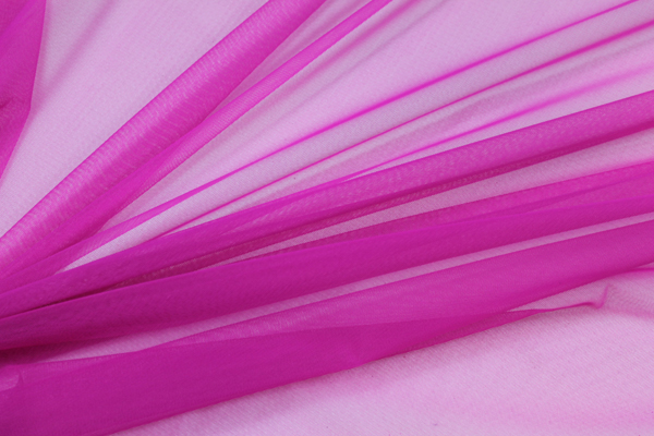 Stretch Tulle - Sheer Bodystocking - Magenta