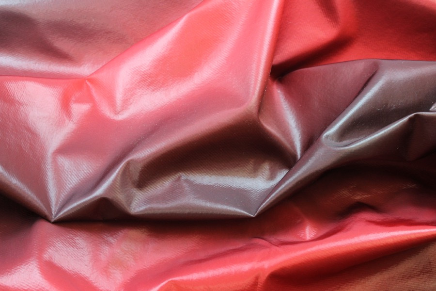 Wool Tartan Bonded with Red Nylon fabric, image 4 of 9