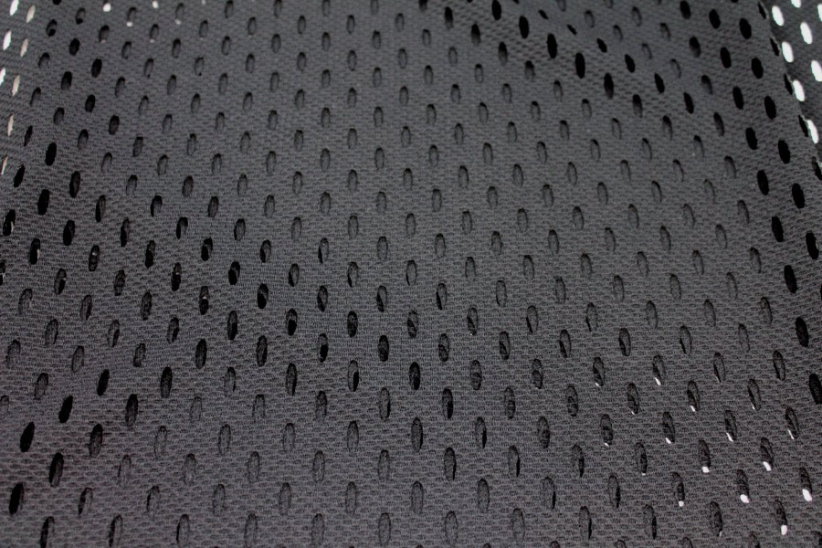Perforated Airtex Texture Jersey - Black fabric, image 7 of 7