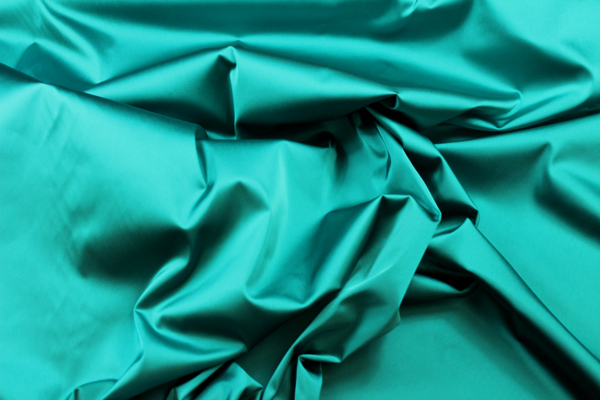 Stretch Duchesse Satin - Peacock fabric, image 3 of 5