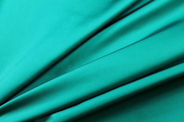 Stretch Duchesse Satin - Peacock fabric, image 2 of 5