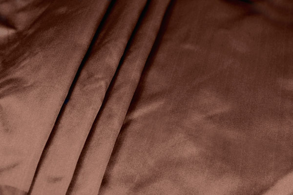 Poly Duchesse Satin - Coffee fabric, image 2 of 4