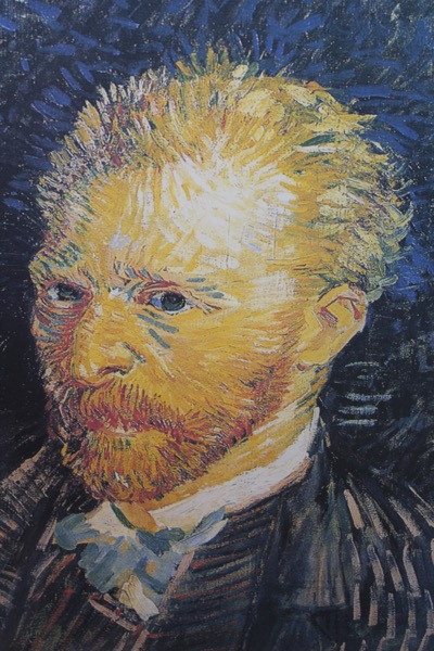 Art Print on Cotton Drill - Van Gogh Portrait Of The Artist fabric, image 5 of 5