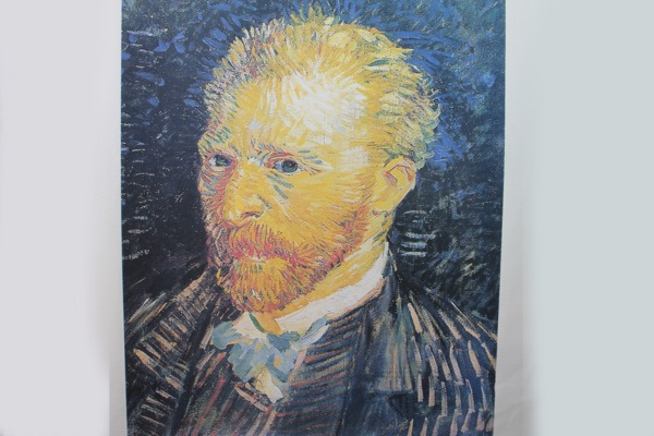 Art Print on Cotton Drill - Van Gogh Portrait Of The Artist fabric, image 4 of 5
