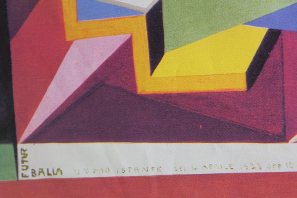 Art Print on Cotton Drill - Giacomo Balla "Un mio istante" fabric, image 4 of 5