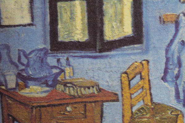 Art Print on Cotton Drill - Van Gogh "Bedroom In Arles" fabric, image 3 of 5