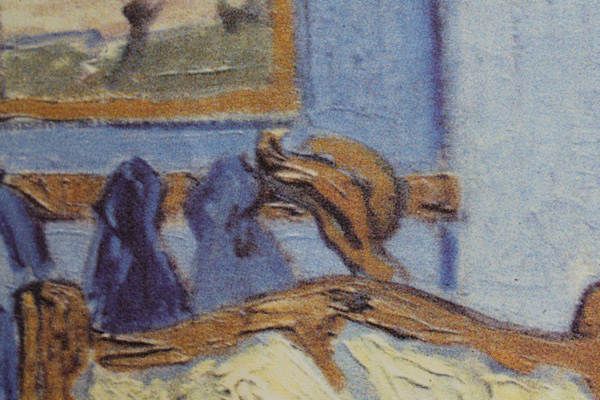 Art Print on Cotton Drill - Van Gogh "Bedroom In Arles" fabric, image 2 of 5