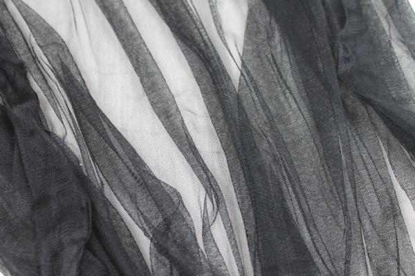 Soft Silk Tulle - Black fabric, image 5 of 5