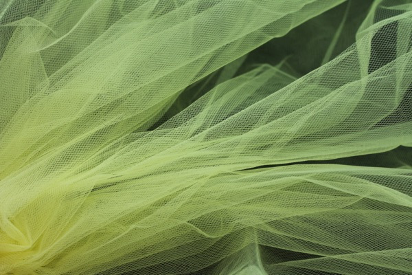 Nylon Veiling Tulle - Lemon Yellow fabric