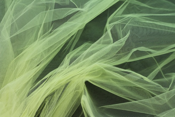 Nylon Veiling Tulle - Lemon Yellow fabric, image 2 of 5