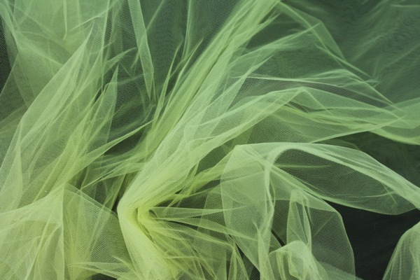 Nylon Veiling Tulle - Lemon Yellow fabric, image 5 of 5