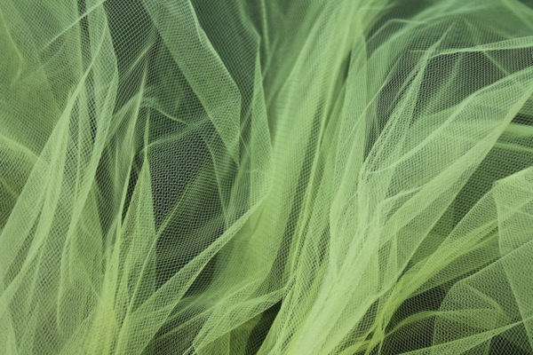 Nylon Veiling Tulle - Lemon Yellow fabric, image 3 of 5