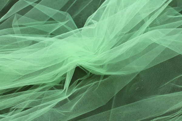 Nylon Veiling Tulle - Spring Green fabric, image 3 of 5