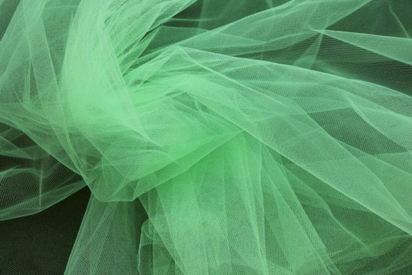 Nylon Veiling Tulle - Spring Green fabric, image 4 of 5