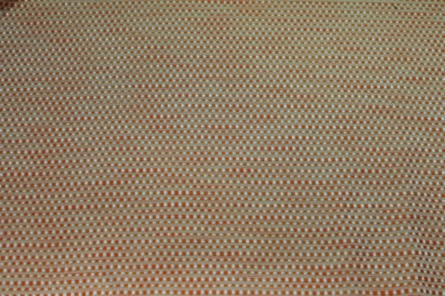 Orange Tweed Texture Brocade fabric, image 2 of 6