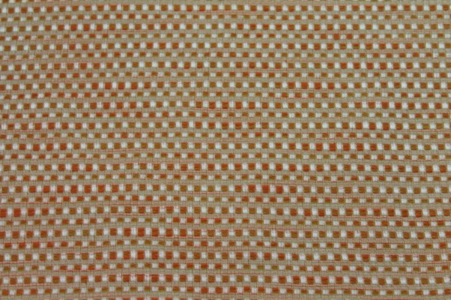 Orange Tweed Texture Brocade fabric, image 5 of 6