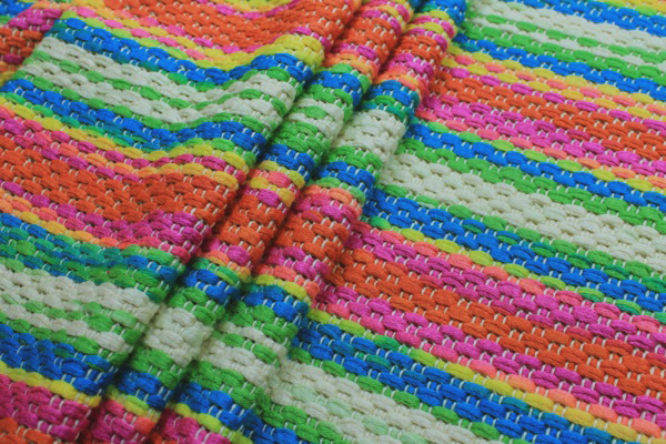 Rainbow Basket Weave Fabric, image 6 of 6
