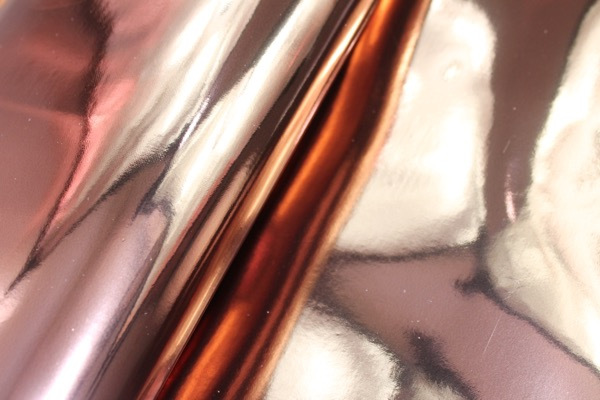 Mirror Finish Leatherette - Bronze fabric, image 6 of 6