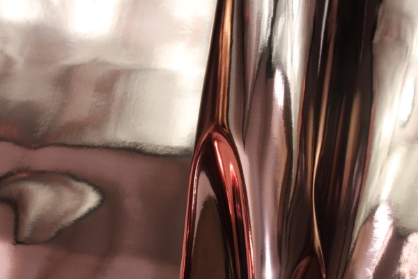 Mirror Finish Leatherette - Bronze fabric, image 2 of 6