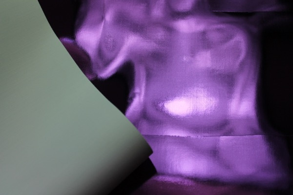 Mirror Finish Leatherette - Purple fabric, image 7 of 7