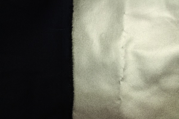 Foiled Stretch Denim - Gold fabric, image 3 of 6