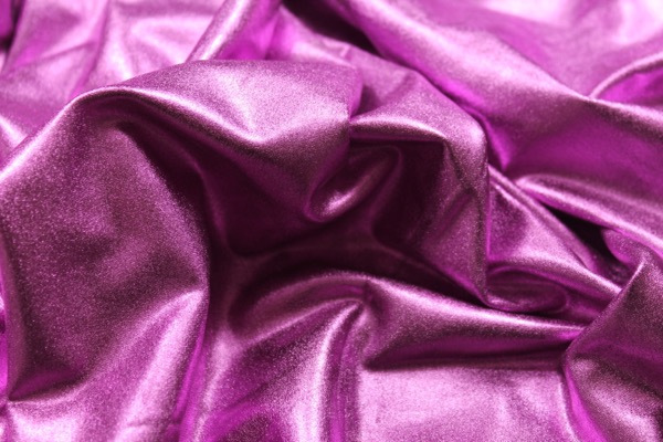Metallic Foiled Lycra - Purple fabric, image 2 of 6
