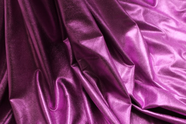 Metallic Foiled Lycra - Purple fabric, image 5 of 6