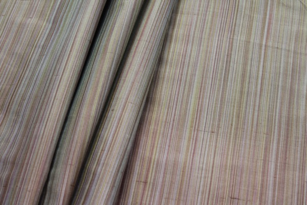 Striped Silk Dupion - Browns fabric, image 4 of 6