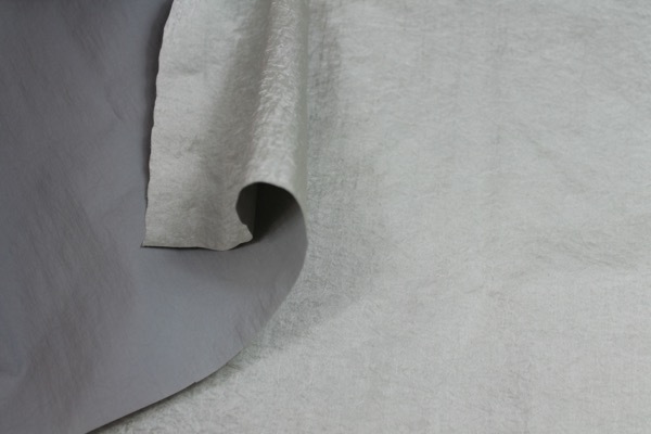 Coated Reflective Polyester - Grey fabric, image 2 of 8