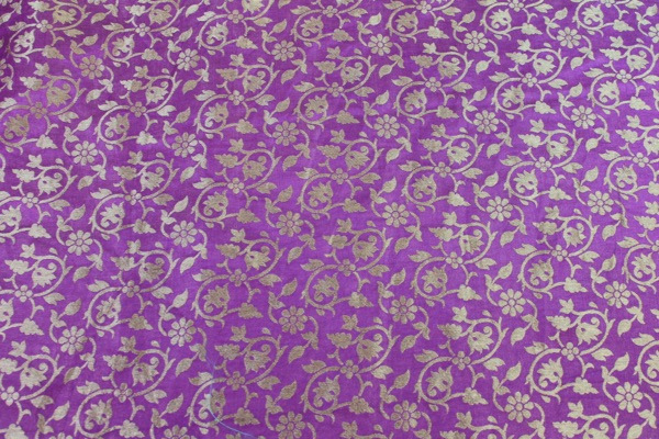 Drapey Floral Brocade - African Violet fabric, image 10 of 10