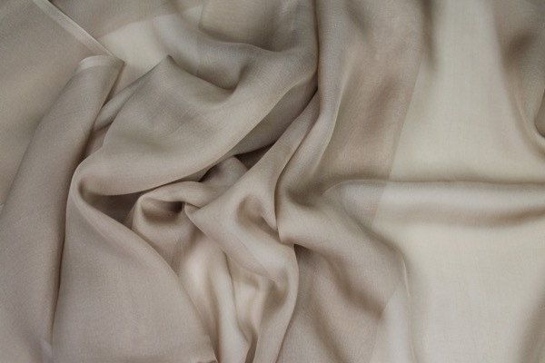 Mink Silk Chiffon fabric, image 2 of 6