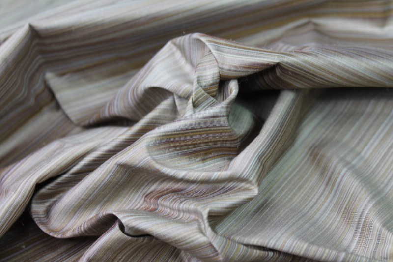 Striped Silk Dupion - Taupe fabric, image 4 of 6