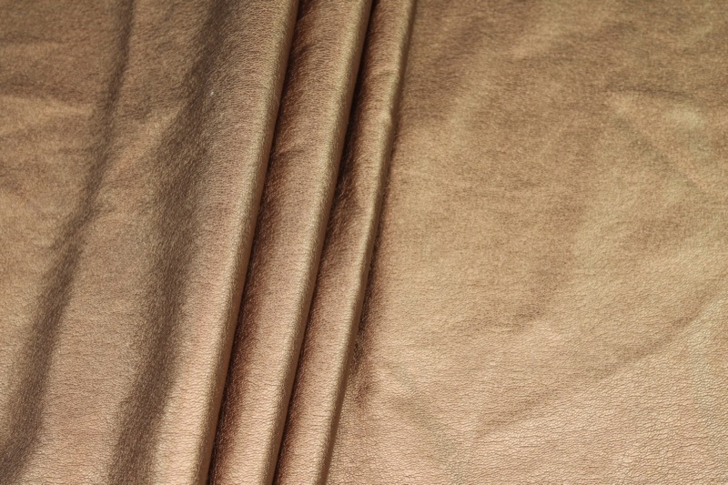 "Leather Texture" Leatherette - Bronze fabric, image 4 of 7