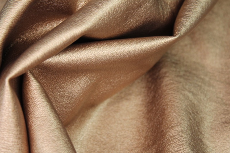 "Leather Texture" Leatherette - Bronze fabric, image 2 of 7