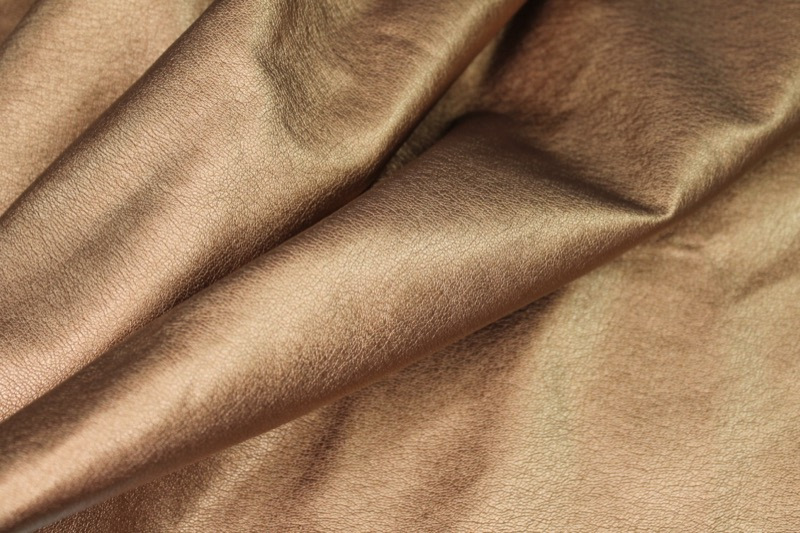 "Leather Texture" Leatherette - Bronze fabric, image 7 of 7
