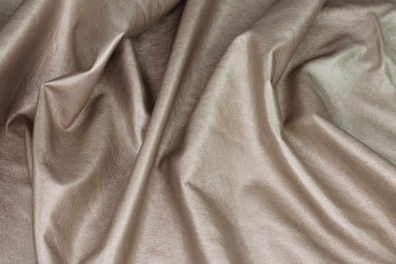 "Leather Texture" Leatherette - Sandy Gold fabric, image 4 of 6