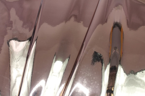 Mirror Finish Leatherette - New Copper fabric, image 4 of 7