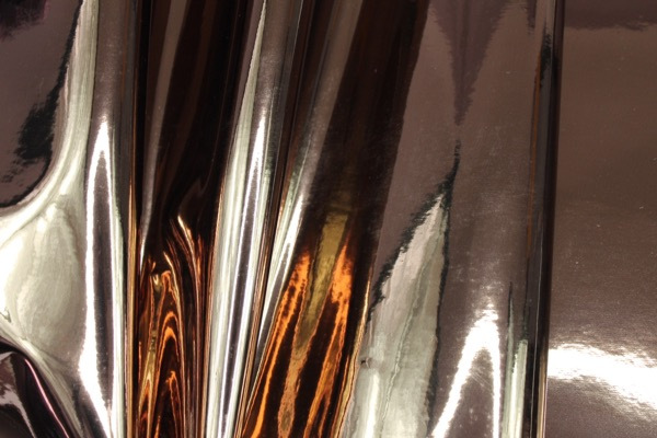 Mirror Finish Leatherette - New Copper fabric, image 6 of 7