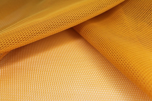Sheer Airtex Mesh - Mustard fabric, image 5 of 5