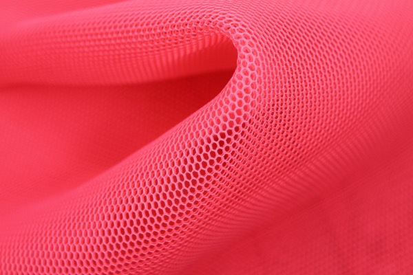 Sheer Airtex Mesh - Coral - 2m Piece fabric, image 2 of 5