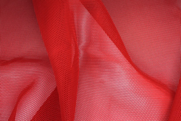 Sheer Airtex Mesh - Red fabric, image 2 of 4