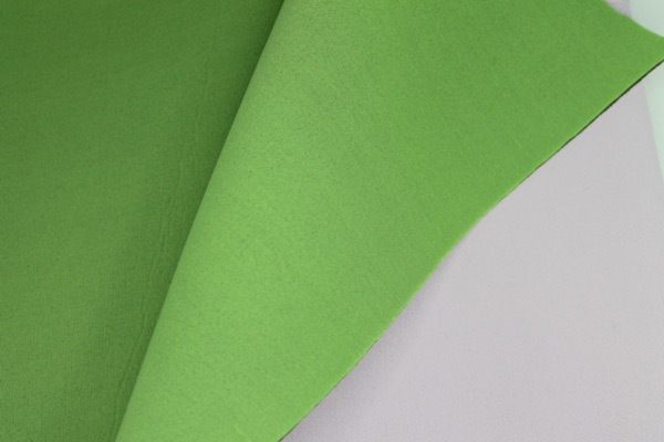 Bonded Jersey - Green/Pink fabric, image 4 of 5