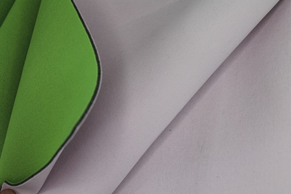 Bonded Jersey - Green/Pink fabric, image 5 of 5