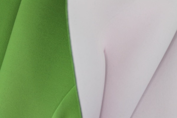 Bonded Jersey - Green/Pink fabric, image 2 of 5