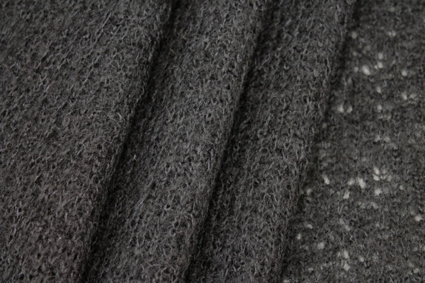 Loose Wool Knit - Black fabric, image 2 of 6
